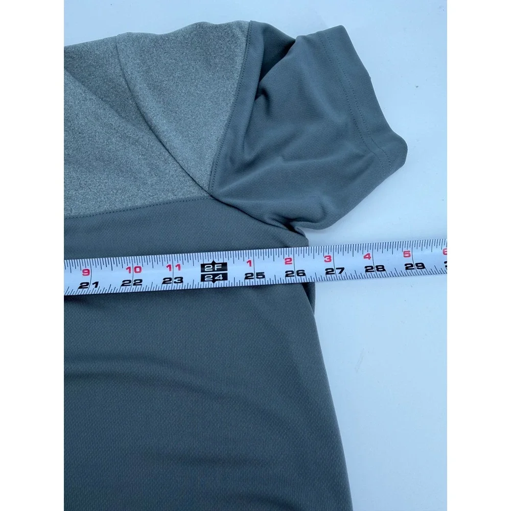 Adidas Golf Polo Shirt 2XL Mens Vista Grey Heather Colorblock 3-Stripe CZ4352